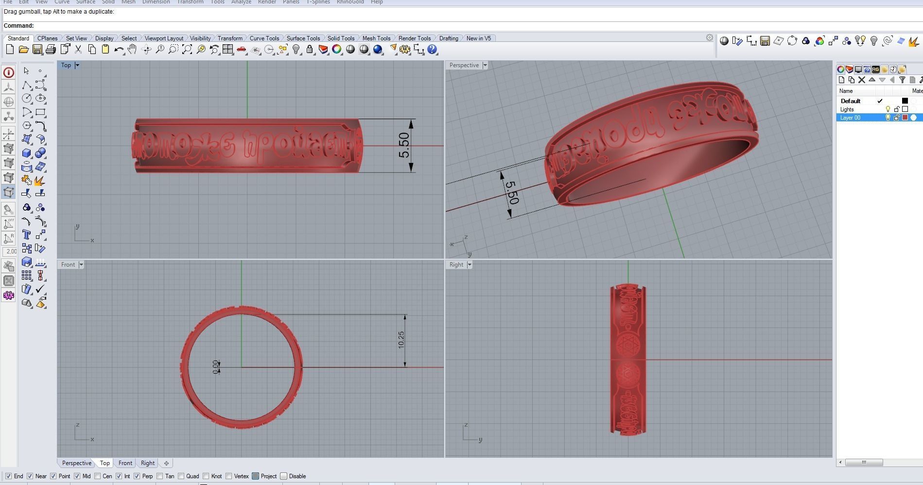 Ring 3D print model 3D print model_2