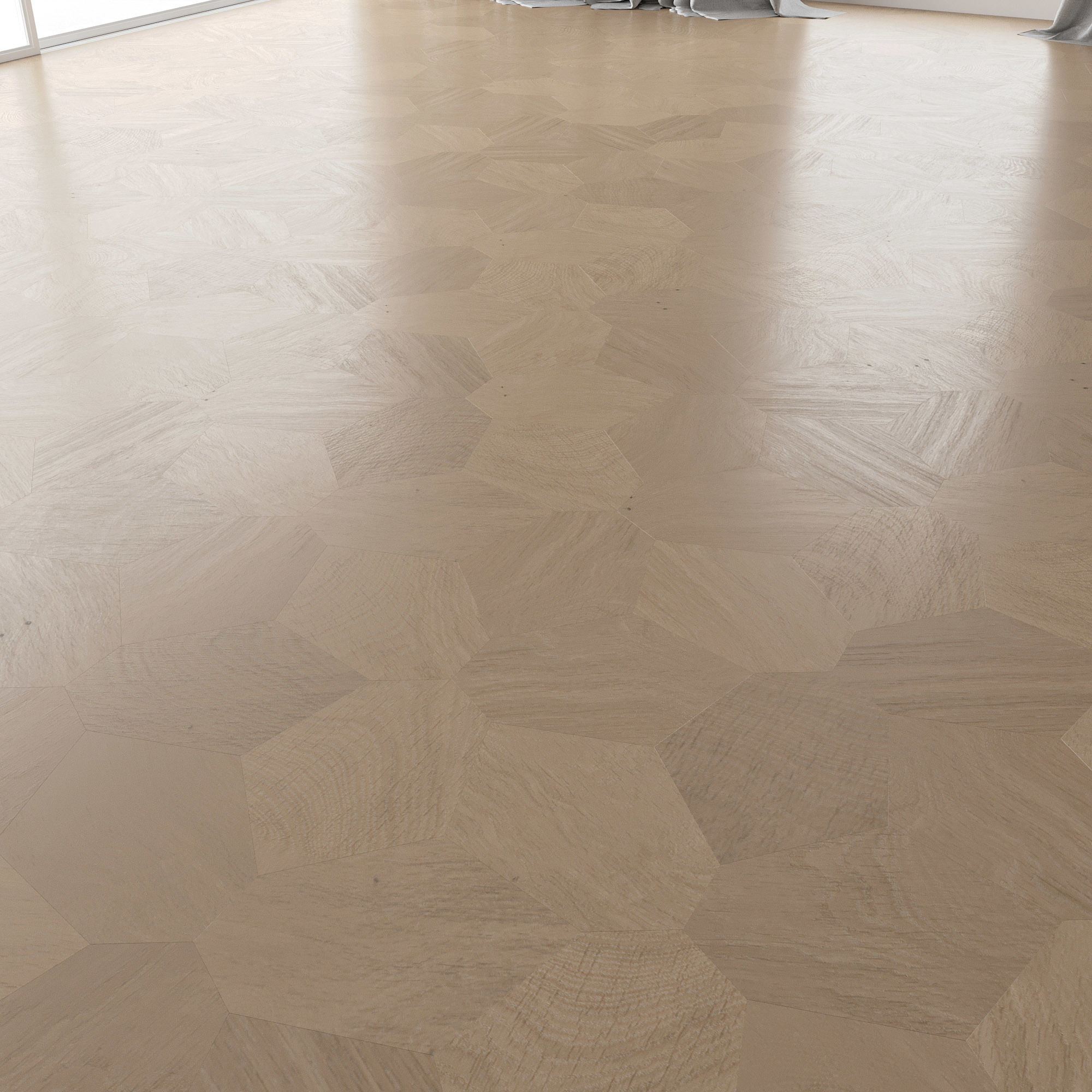 Parquet Oak Canna Brushed set 7 3D model_3