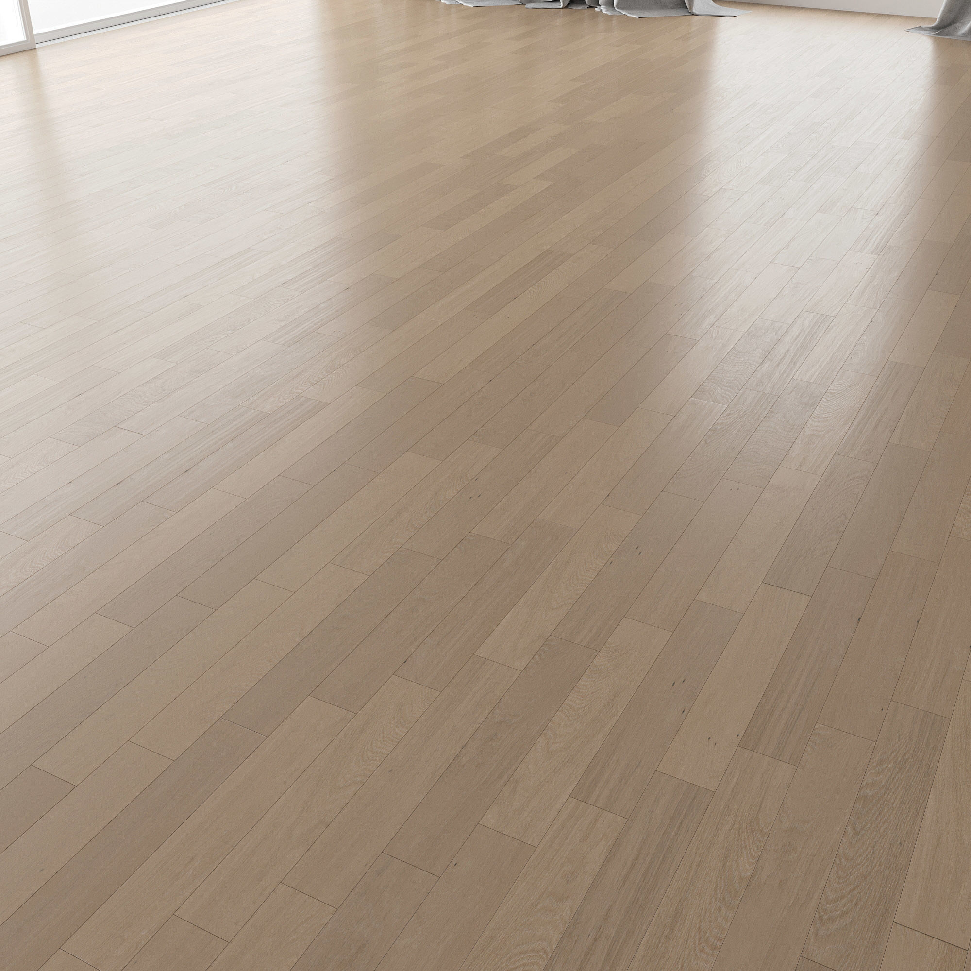 Parquet Oak Canna Brushed set 7 3D model_1