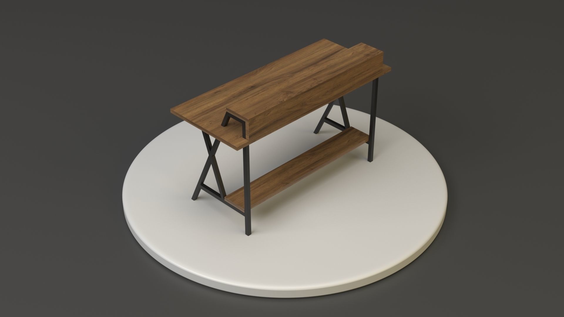 3D model Desk Work Table Low-poly 3D model VR / AR / low-poly | CGTrader