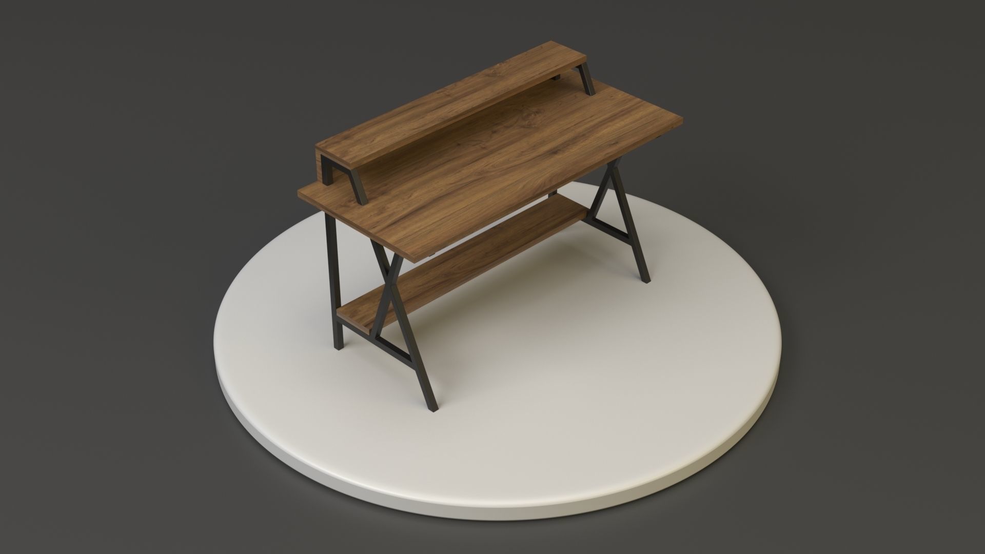 3D model Desk Work Table Low-poly 3D model VR / AR / low-poly | CGTrader