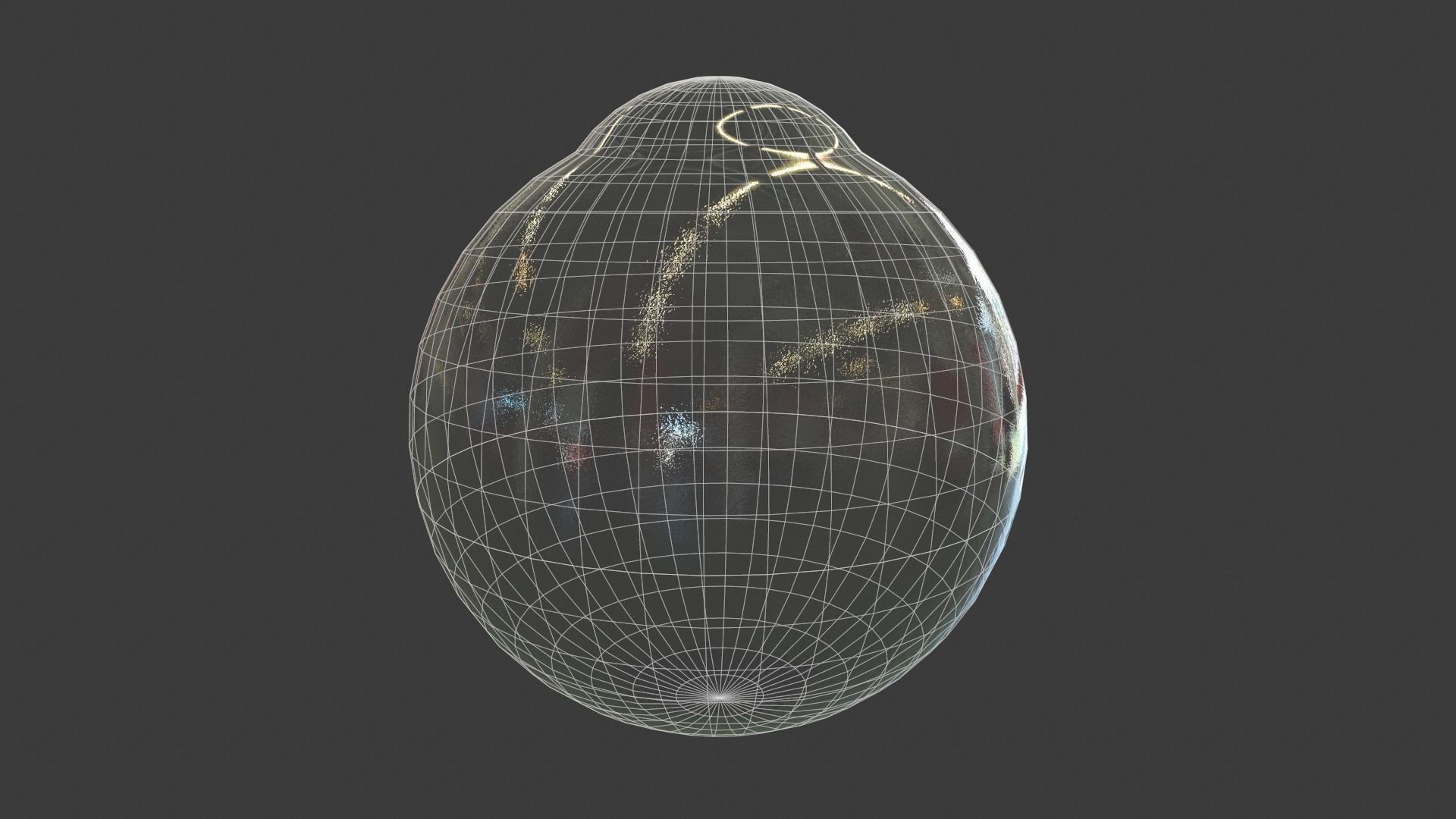 Eye Anatomy Low-poly 3D model_10