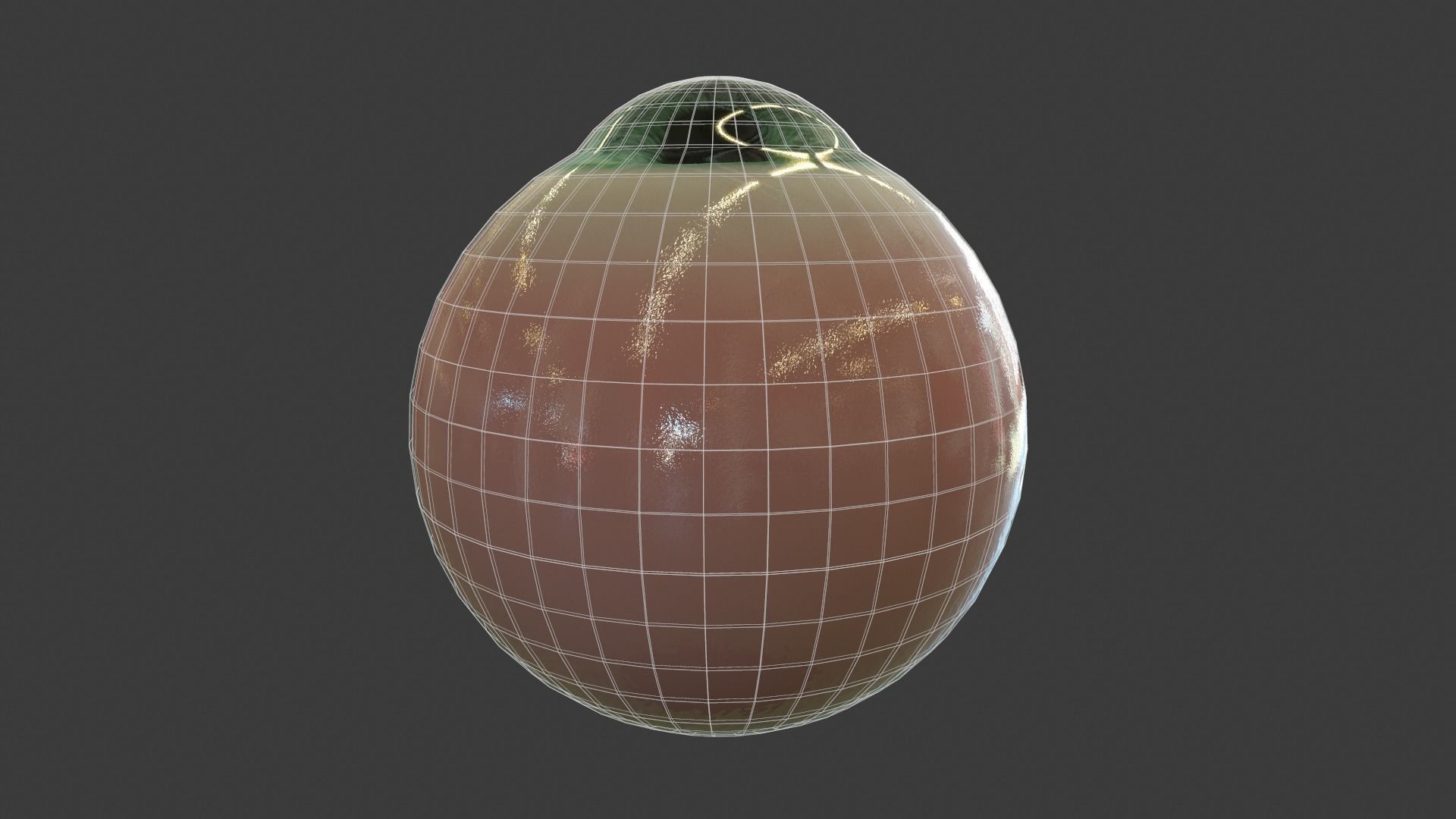 Eye Anatomy Low-poly 3D model_11