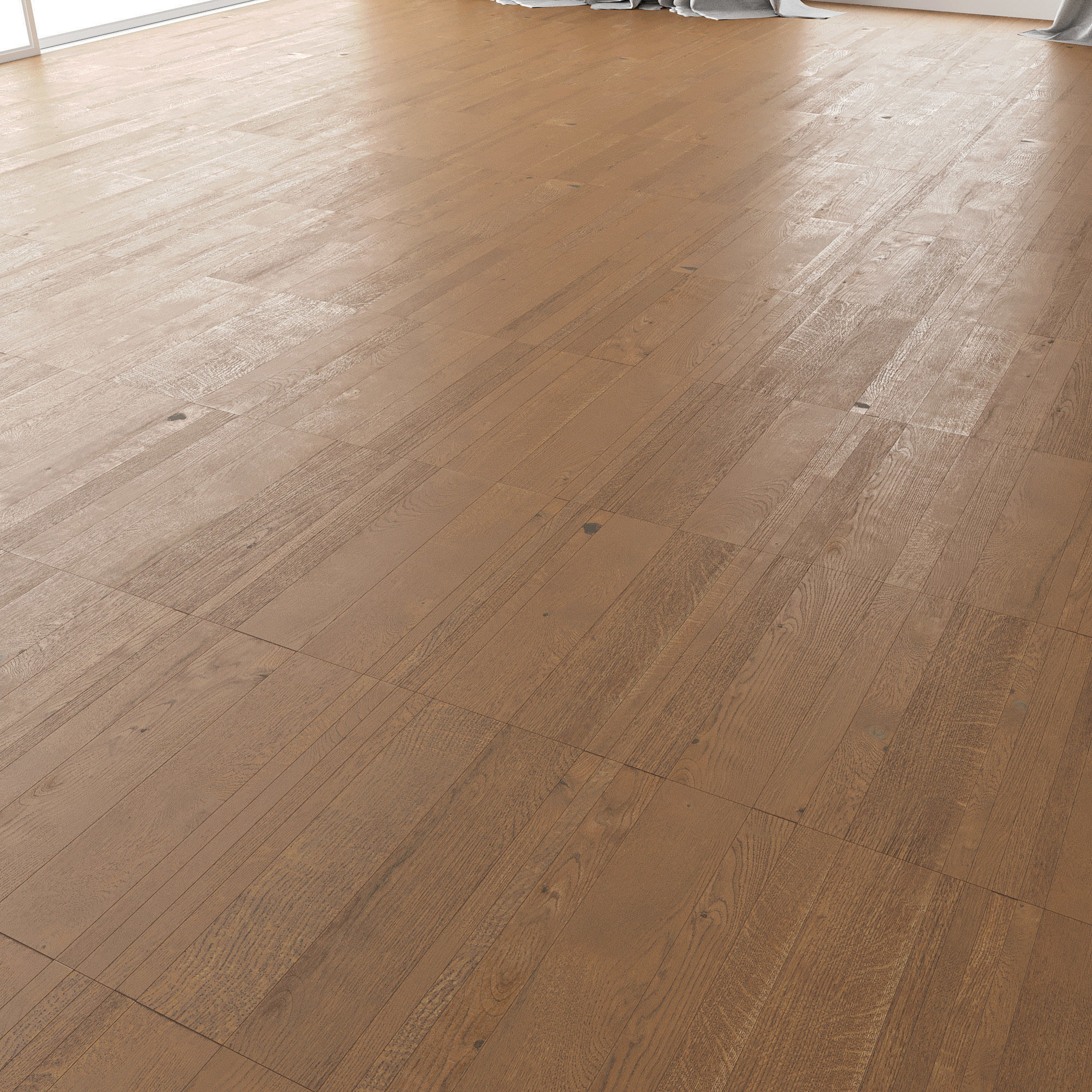 Parquet Oak Cornell Firestop set 3 3D model_2