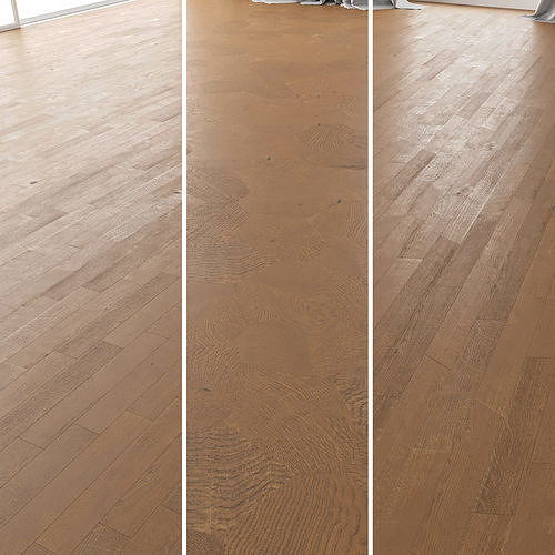  Parquet Oak Cornell Firestop set 7 3D model