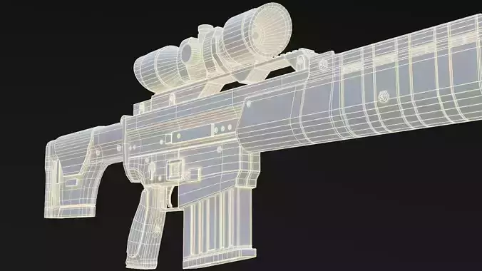 M16AR sniper rifle