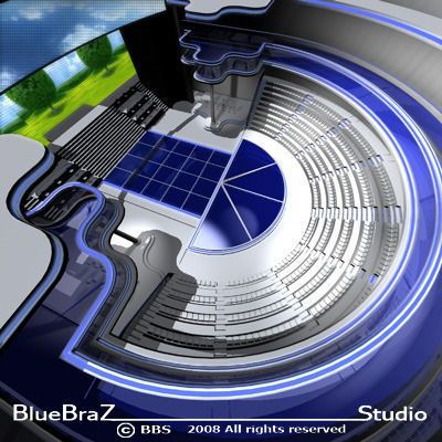 Tv Set 03 3D model_3