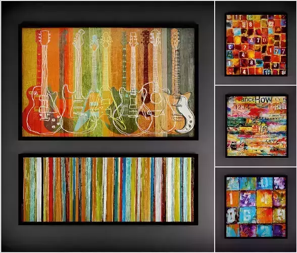 Picture Frames 3D model