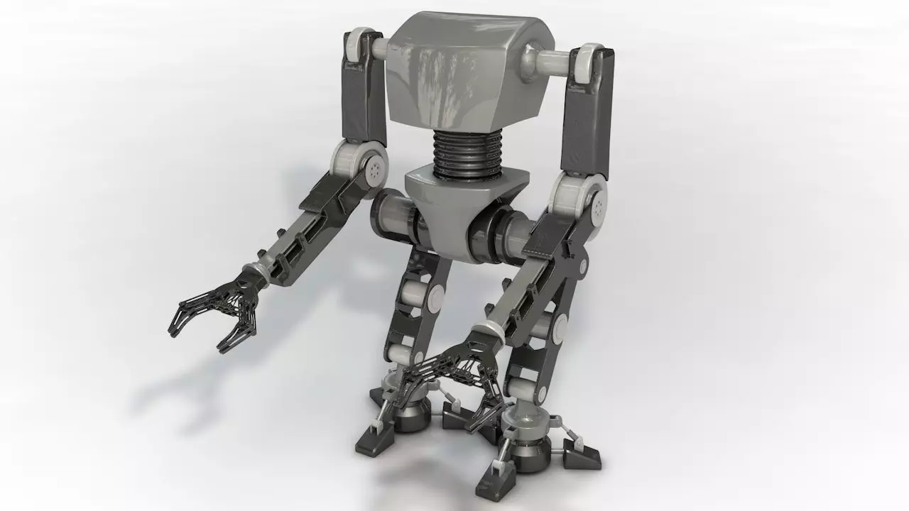 Robot star wars 3D model_0