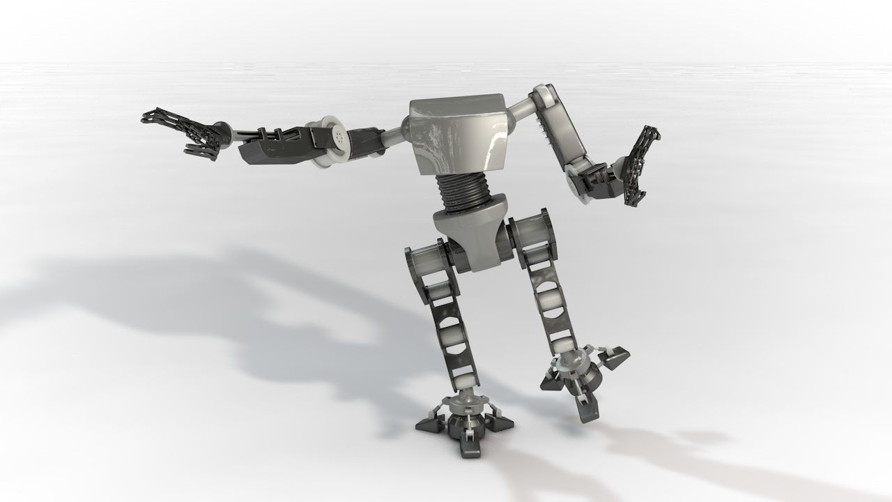 Robot star wars 3D model_4