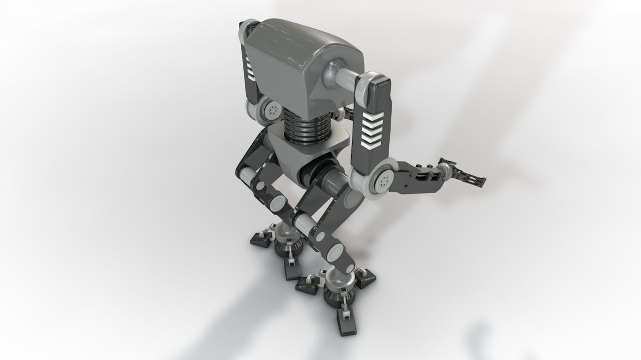 Robot star wars 3D model_1