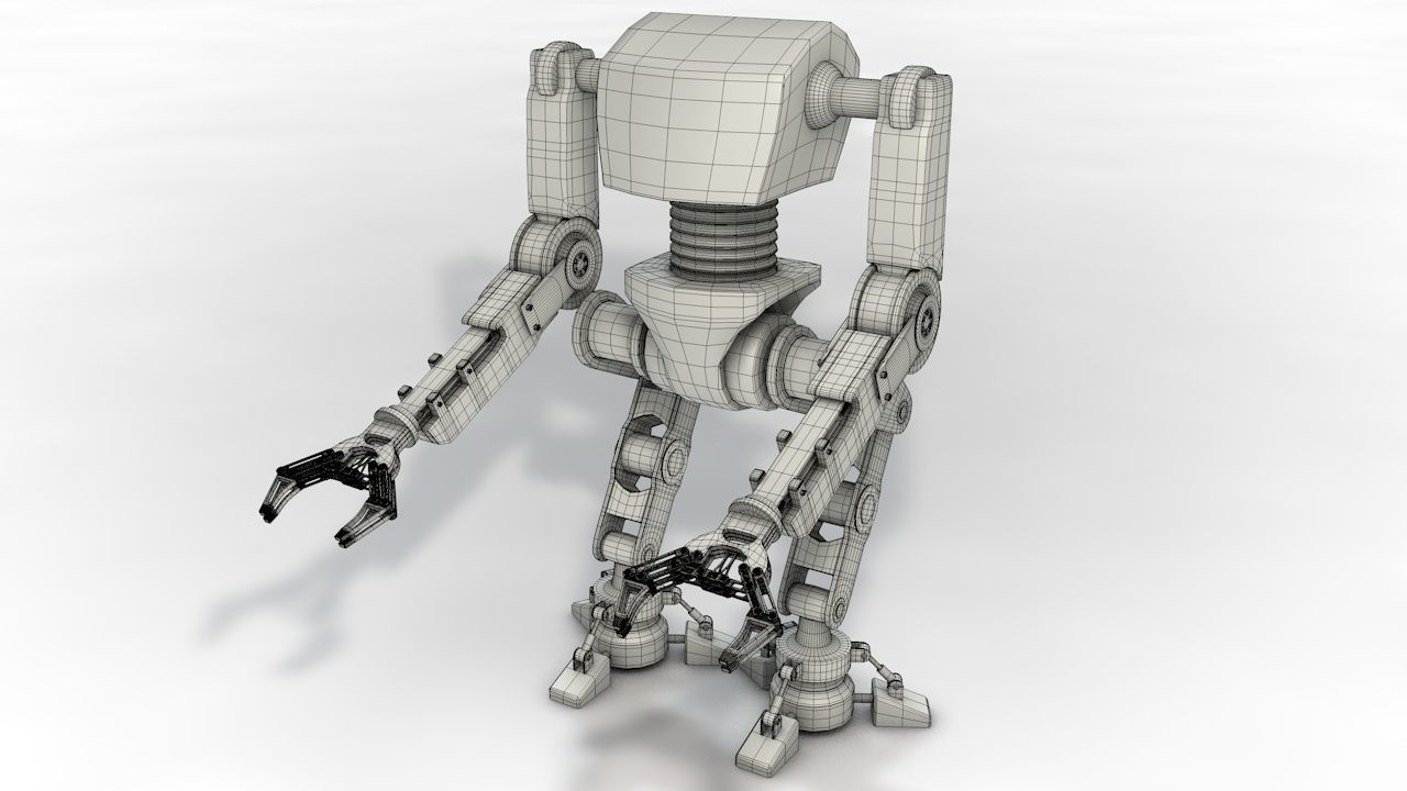 Robot star wars 3D model_3