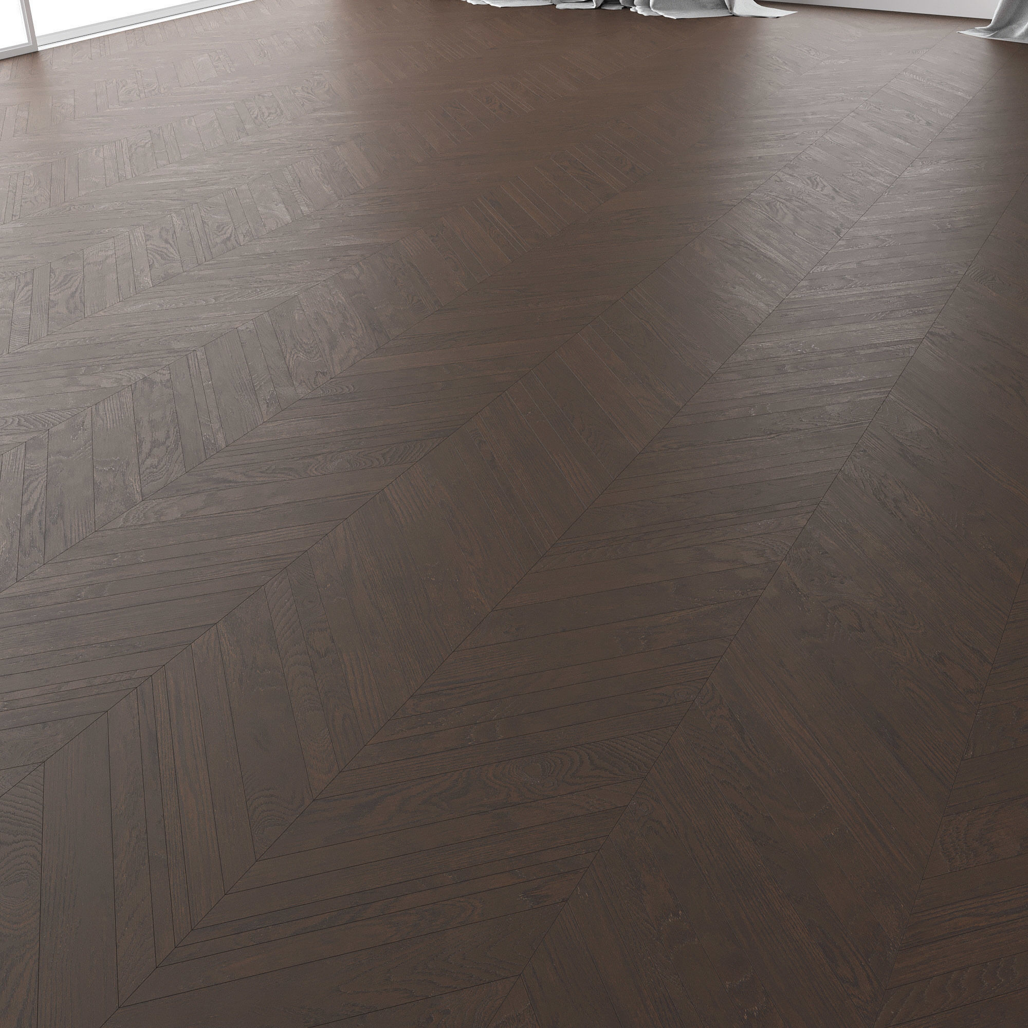 Parquet Oak Marrone NEW Firestop set 1 3D model_2