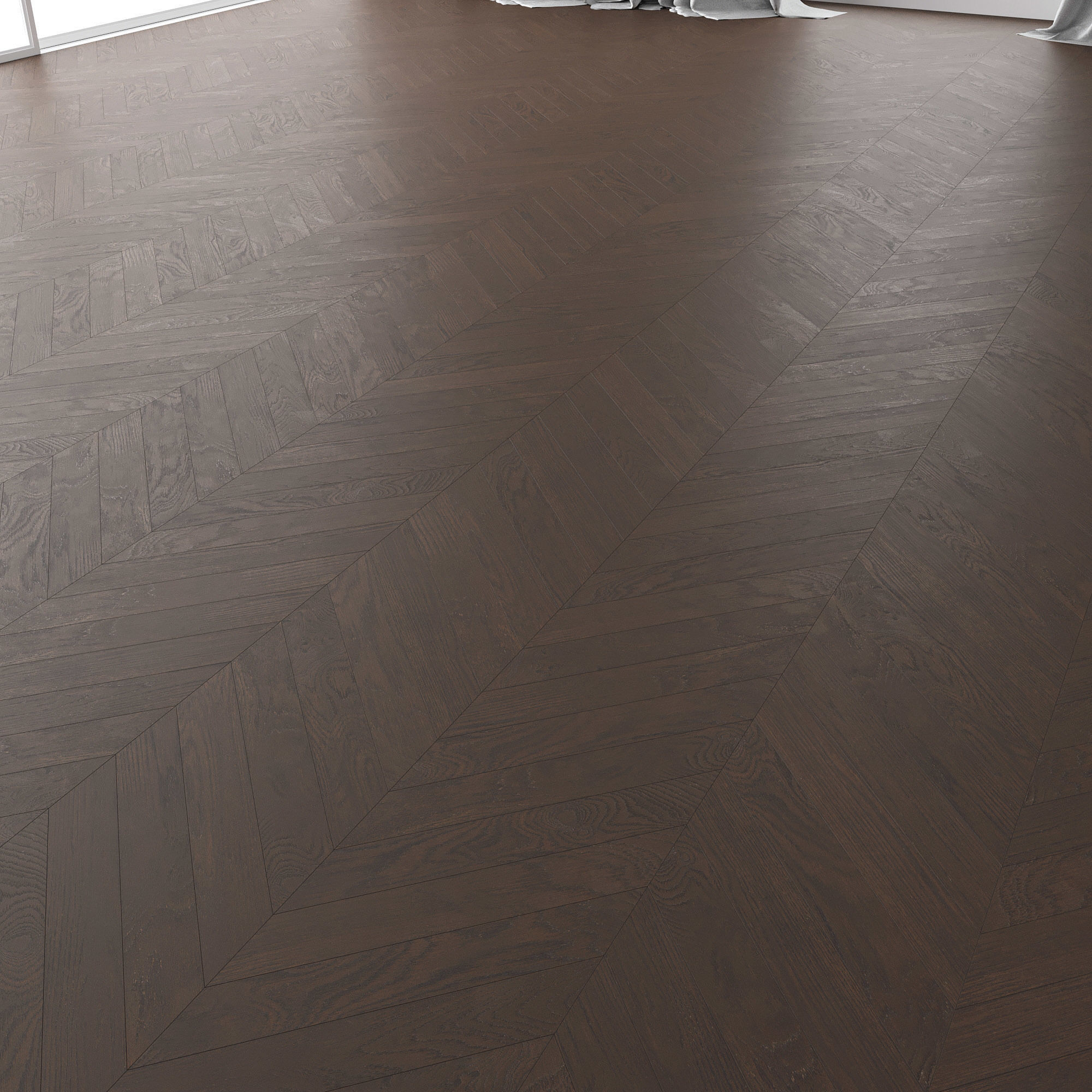 Parquet Oak Marrone NEW Firestop set 1 3D model_1