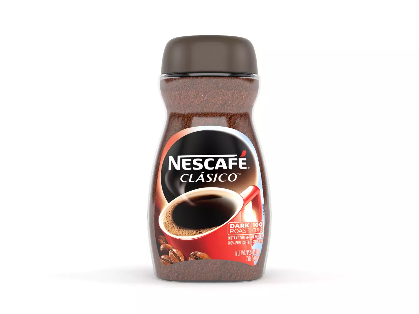 Nescafe Clasico Dark Roast Instant Coffee 3D model
