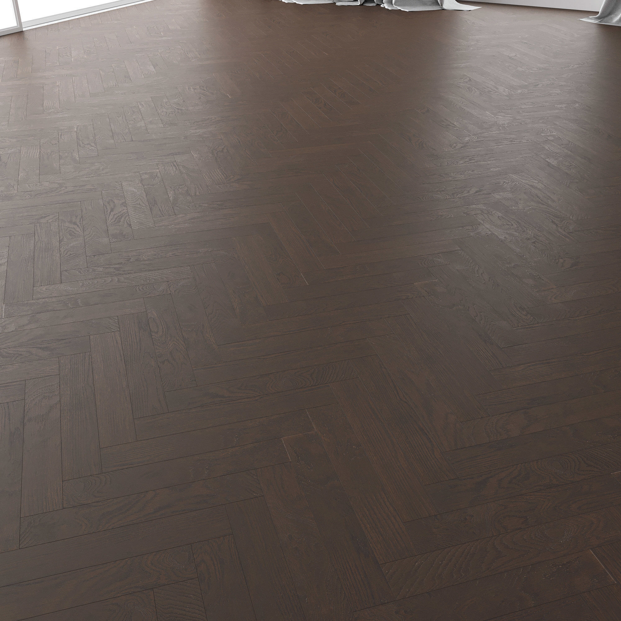 Parquet Oak Marrone NEW Firestop set 2 3D model_1