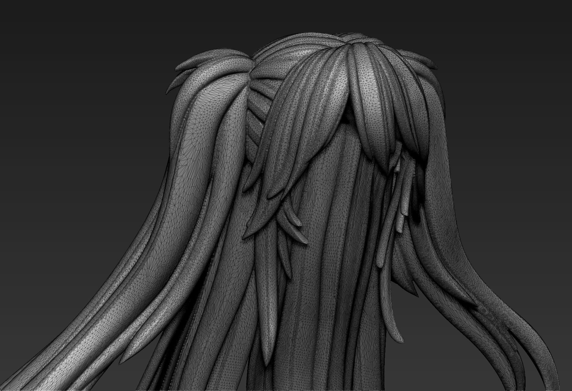 Hair Sculpt 37 3D model_12