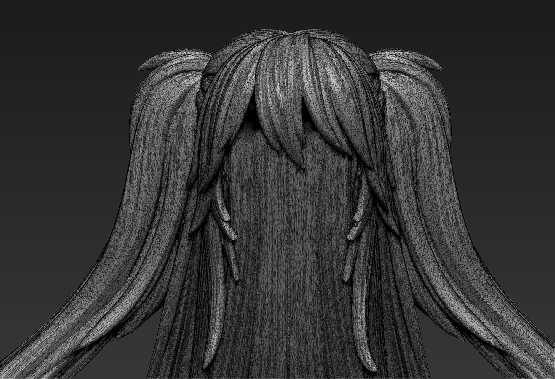 Hair Sculpt 37 3D model_5