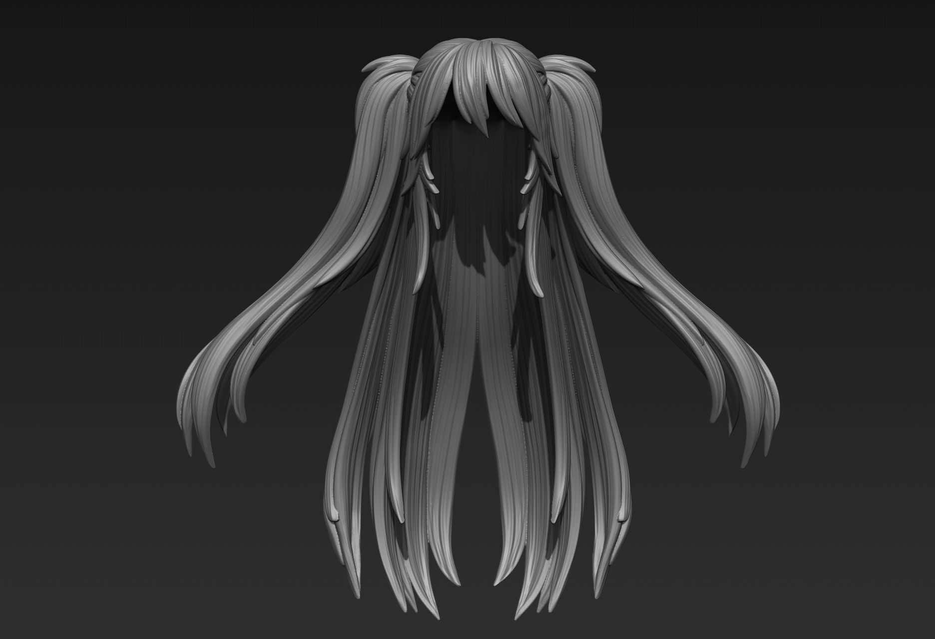 Hair Sculpt 37 3D model_1