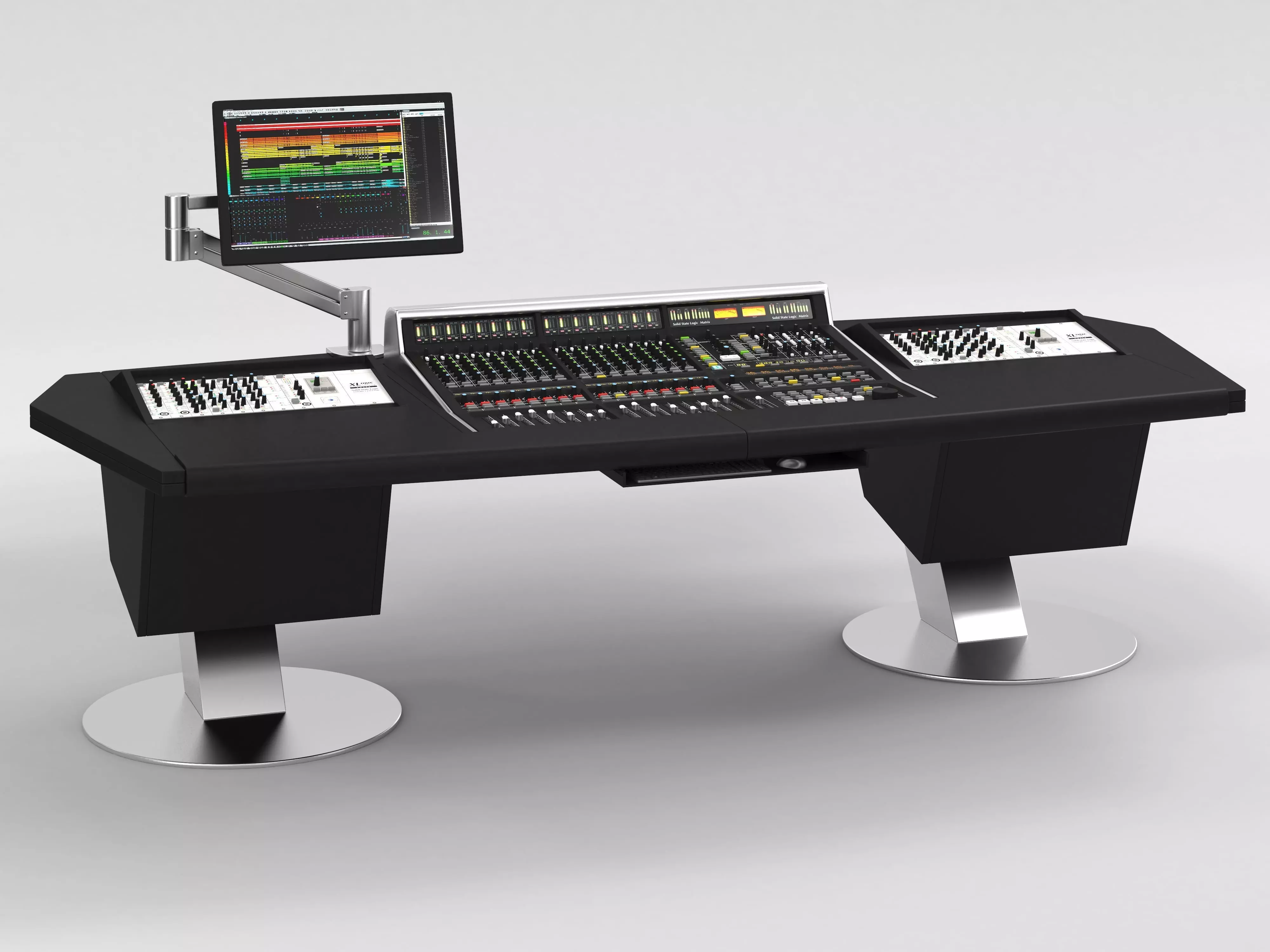 Solid State Logic Matrix console studio controller Low-poly 3D model