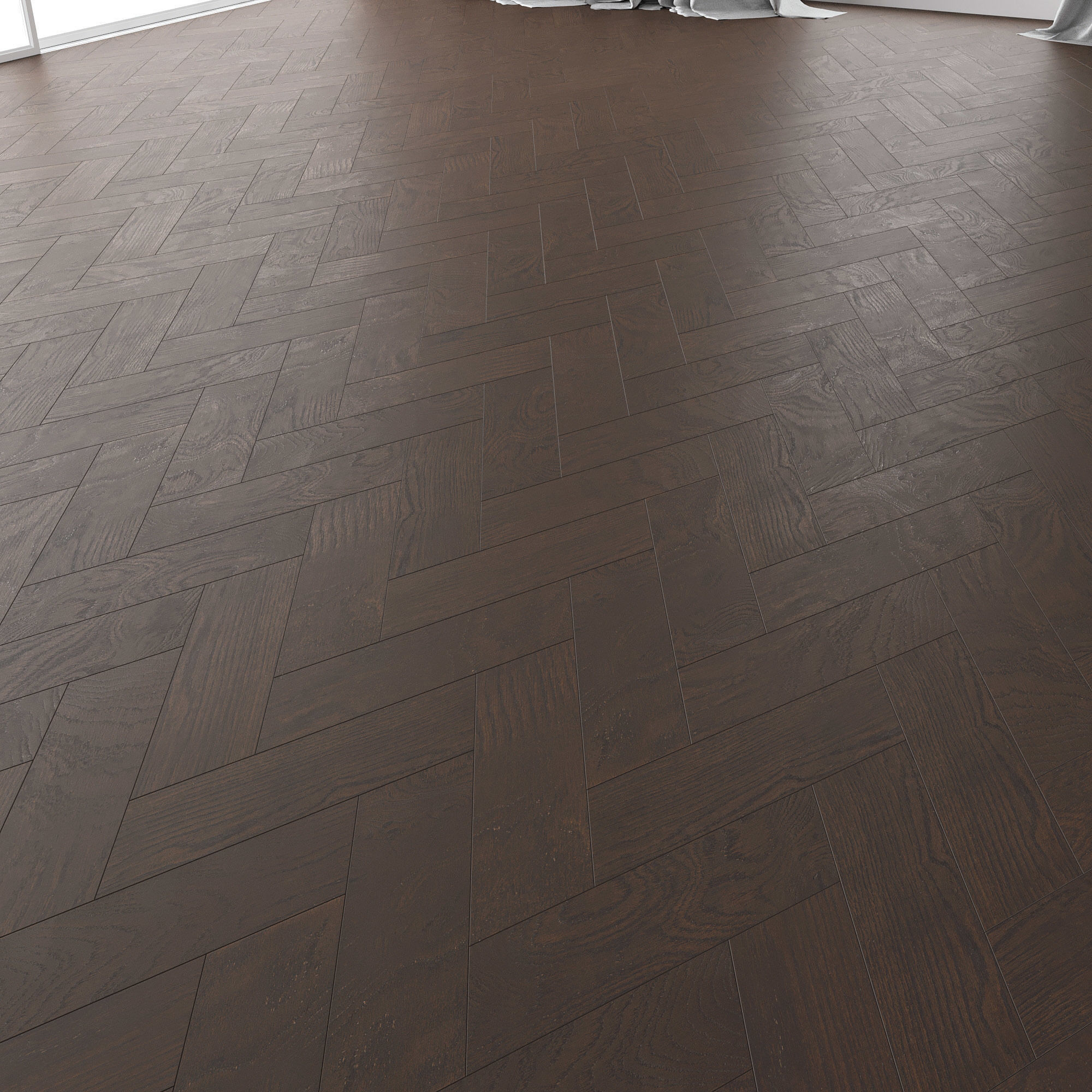 Parquet Oak Marrone NEW Firestop set 5 3D model_2