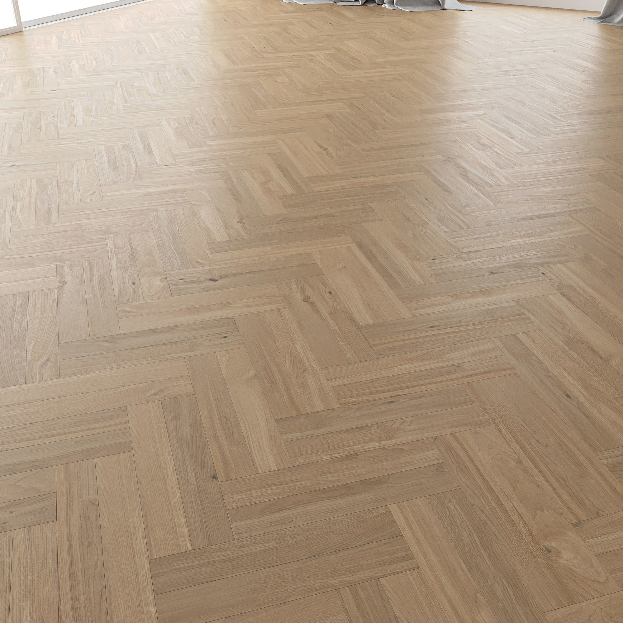 Parquet Oak Molasses Sanded set 2 3D model_2