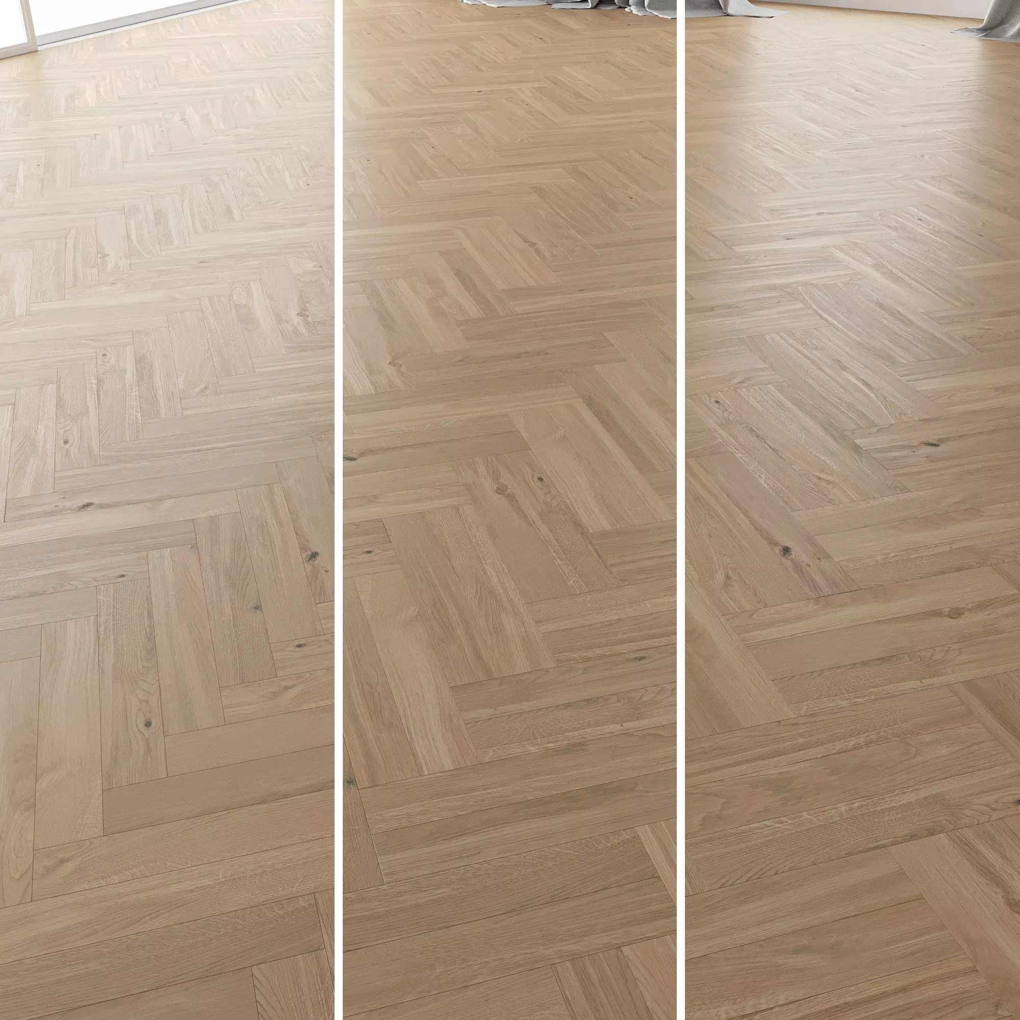 Parquet Oak Molasses Sanded set 2 3D model_0