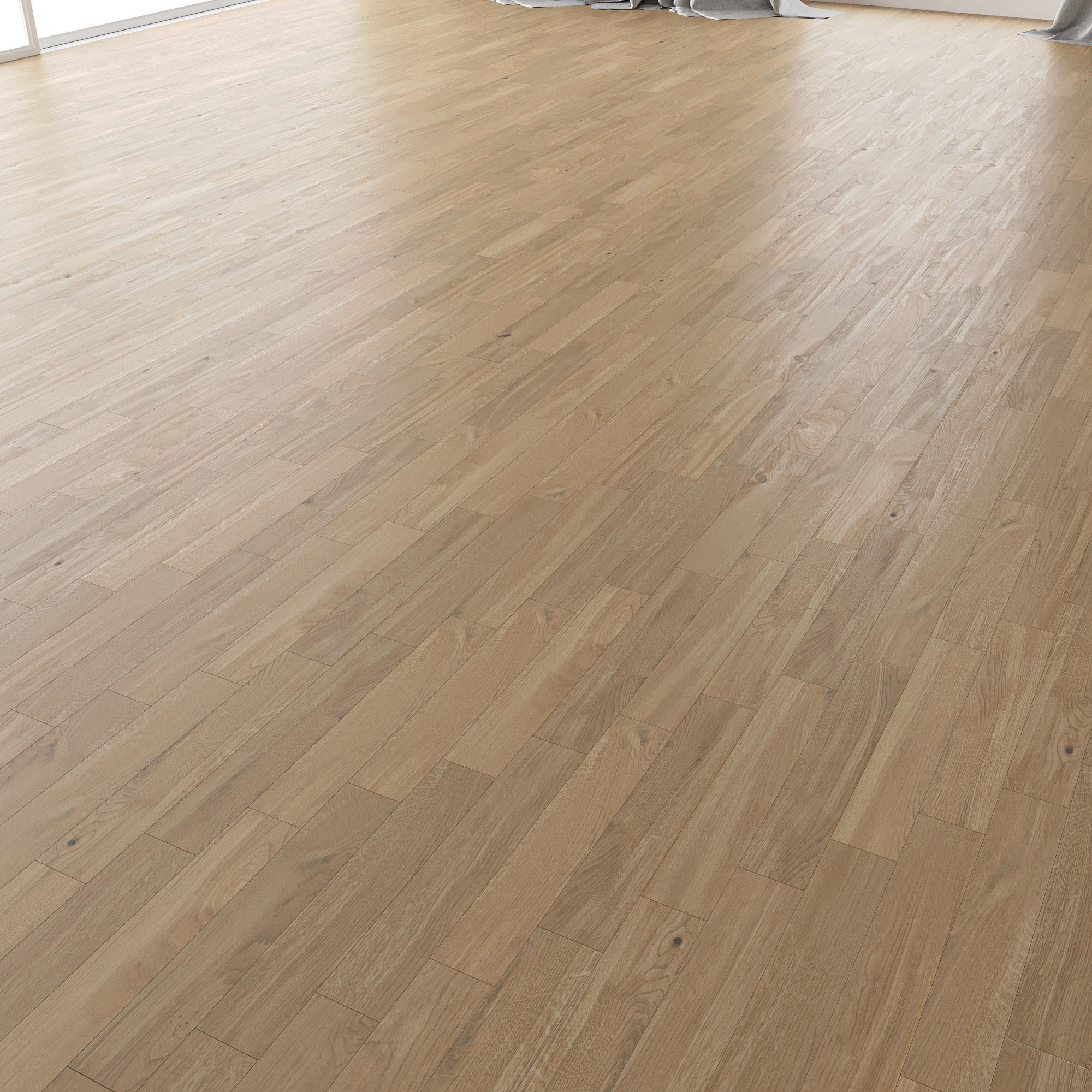 Parquet Oak Molasses Sanded set 7 3D model_1