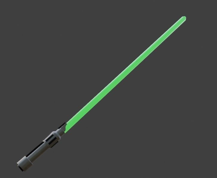 Laser Sword 3D model_1