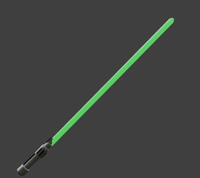 Laser Sword 3D model_2
