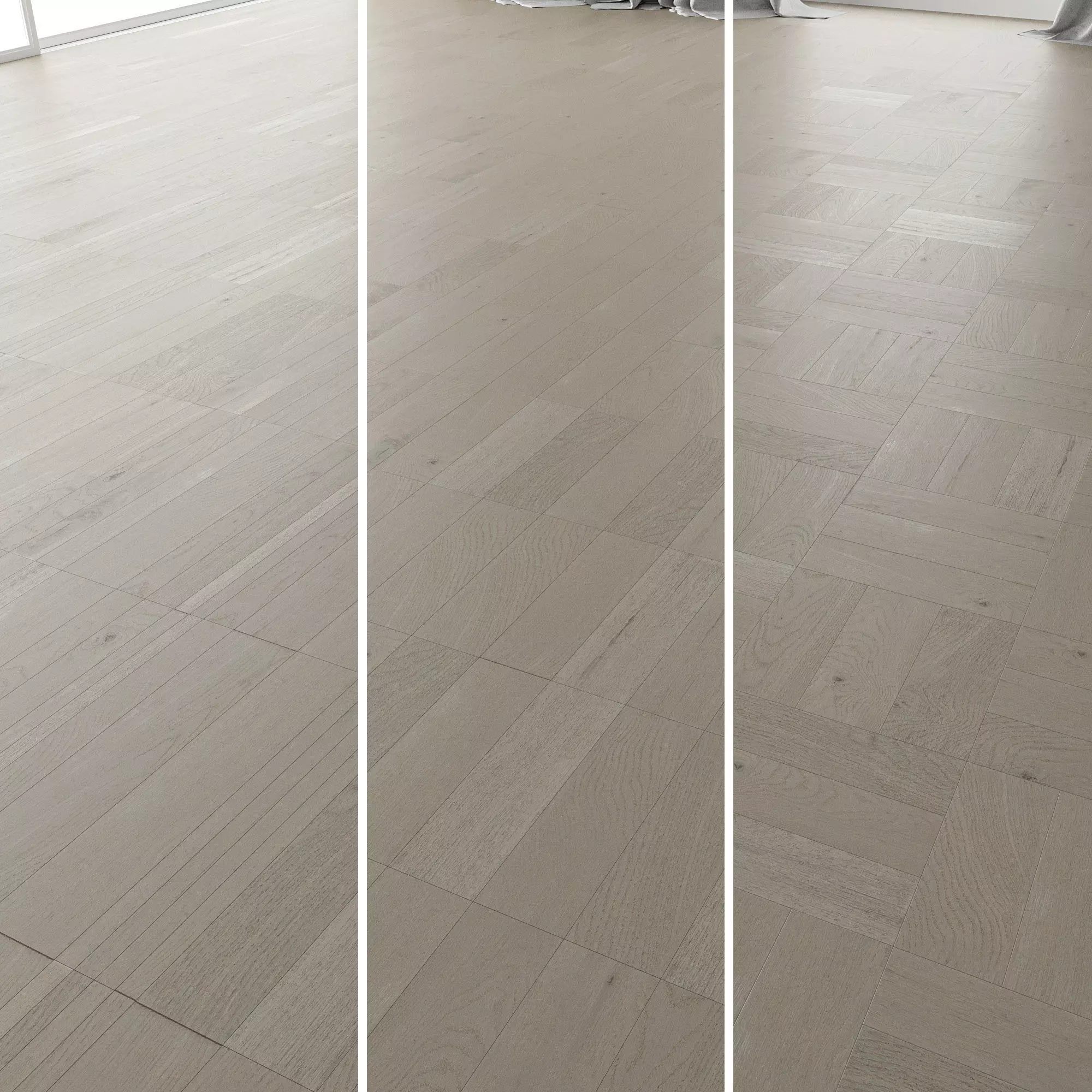 arquet Oak Mist New Firestop set 3 3D model_0