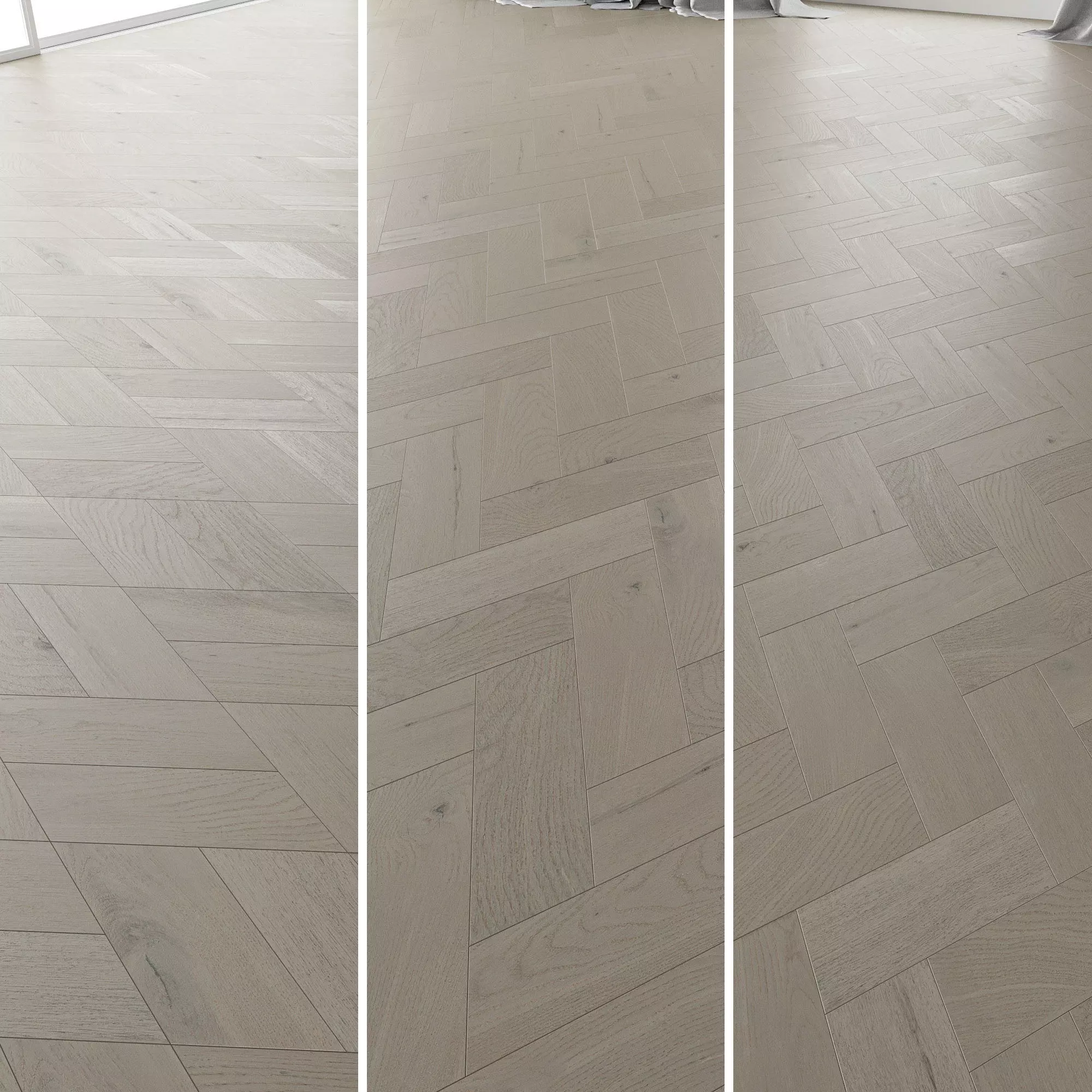 Parquet Oak Mist New Firestop set 5 3D model_0