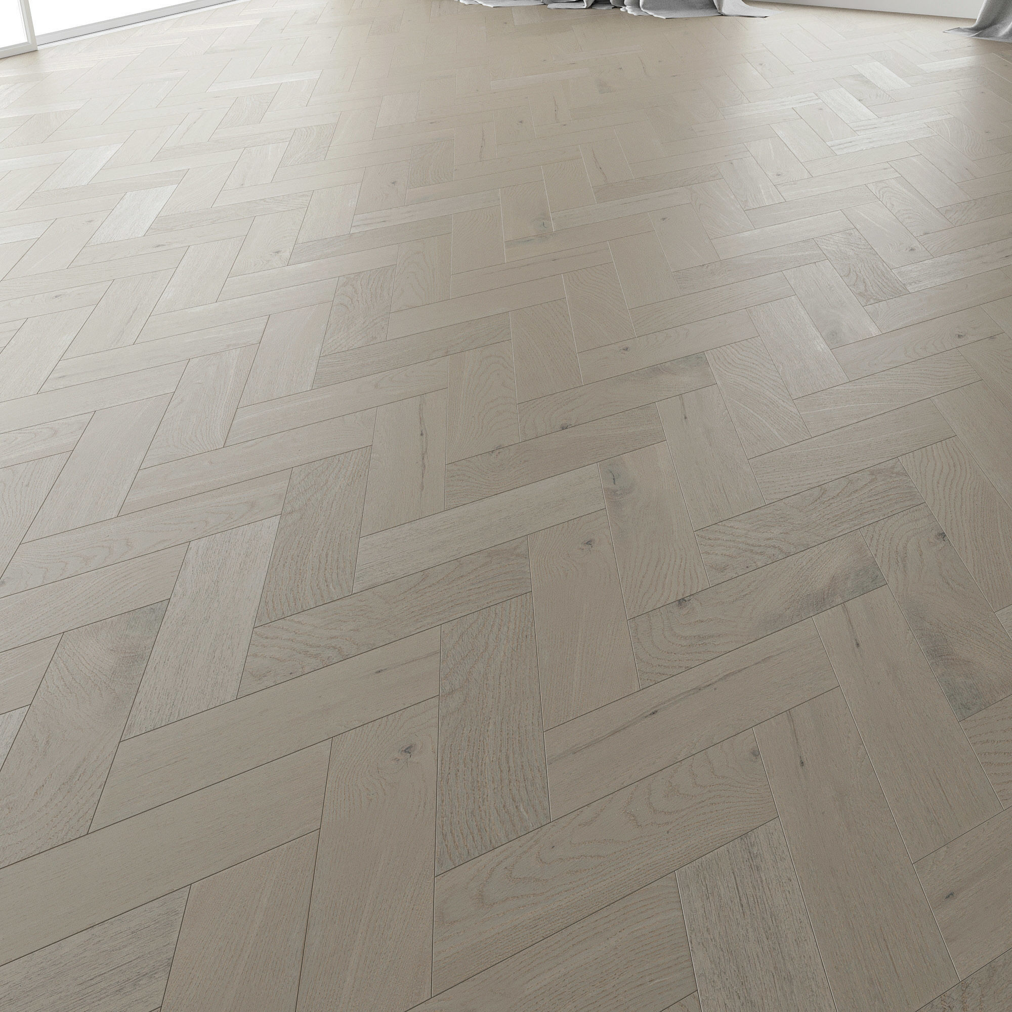 Parquet Oak Mist New Firestop set 5 3D model_2