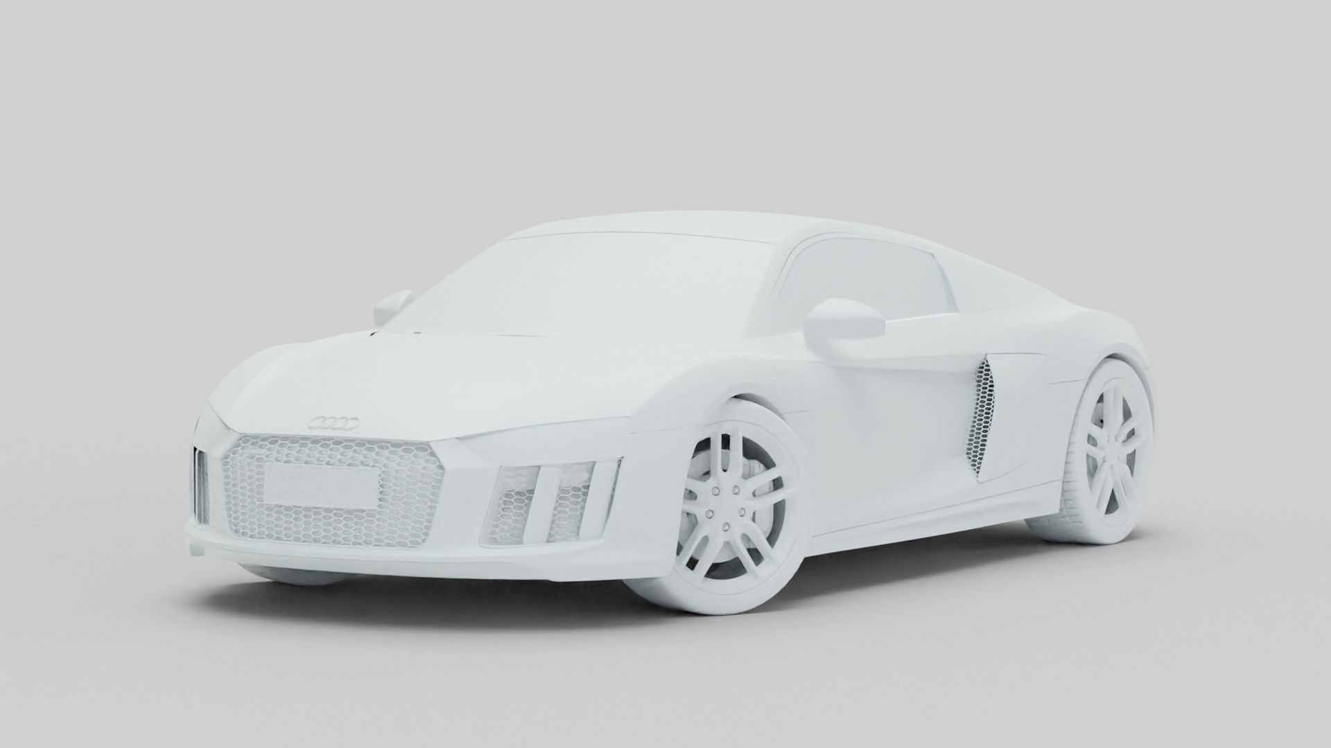 Audi R8 2016 3D model_9