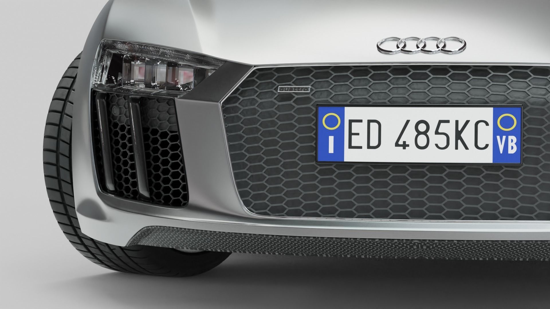 Audi R8 2016 3D model_3