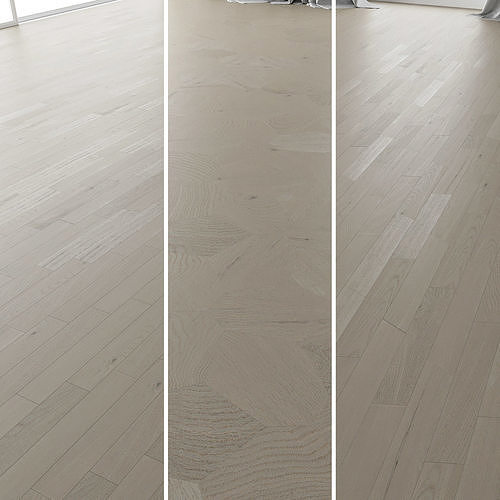 Parquet Oak Mist New Firestop set 7 3D model