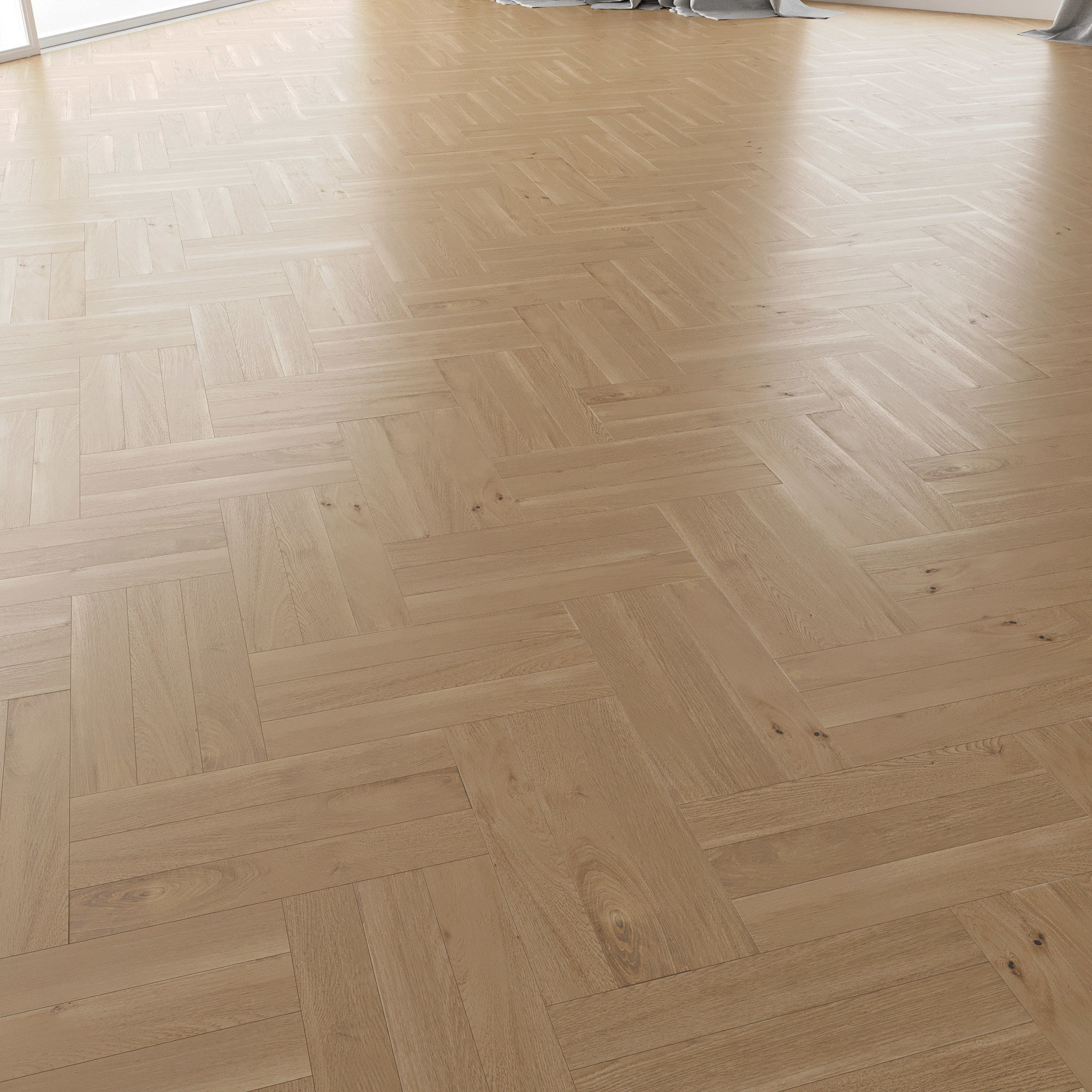  Parquet Oak Natural Brushed set 2 3D model_3