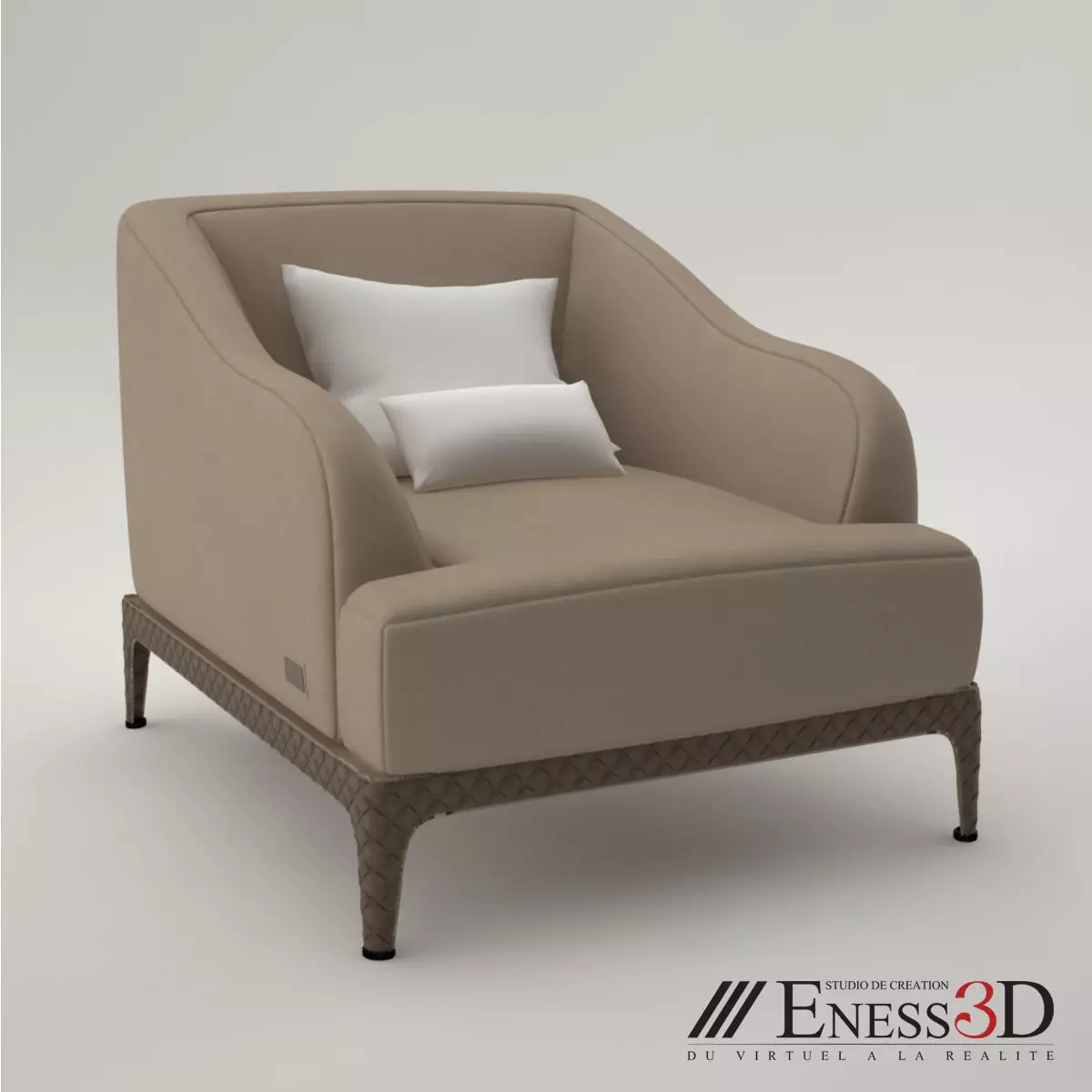 Pro - Rugiano Oscar Chic Armchair 3D model_0