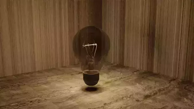 Basic Lightbulb Low-poly 3D model
