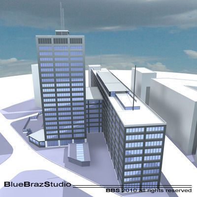 New Scotland Yard 3D model_2