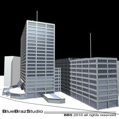 New Scotland Yard 3D model_7