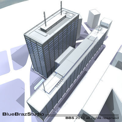 New Scotland Yard 3D model_8