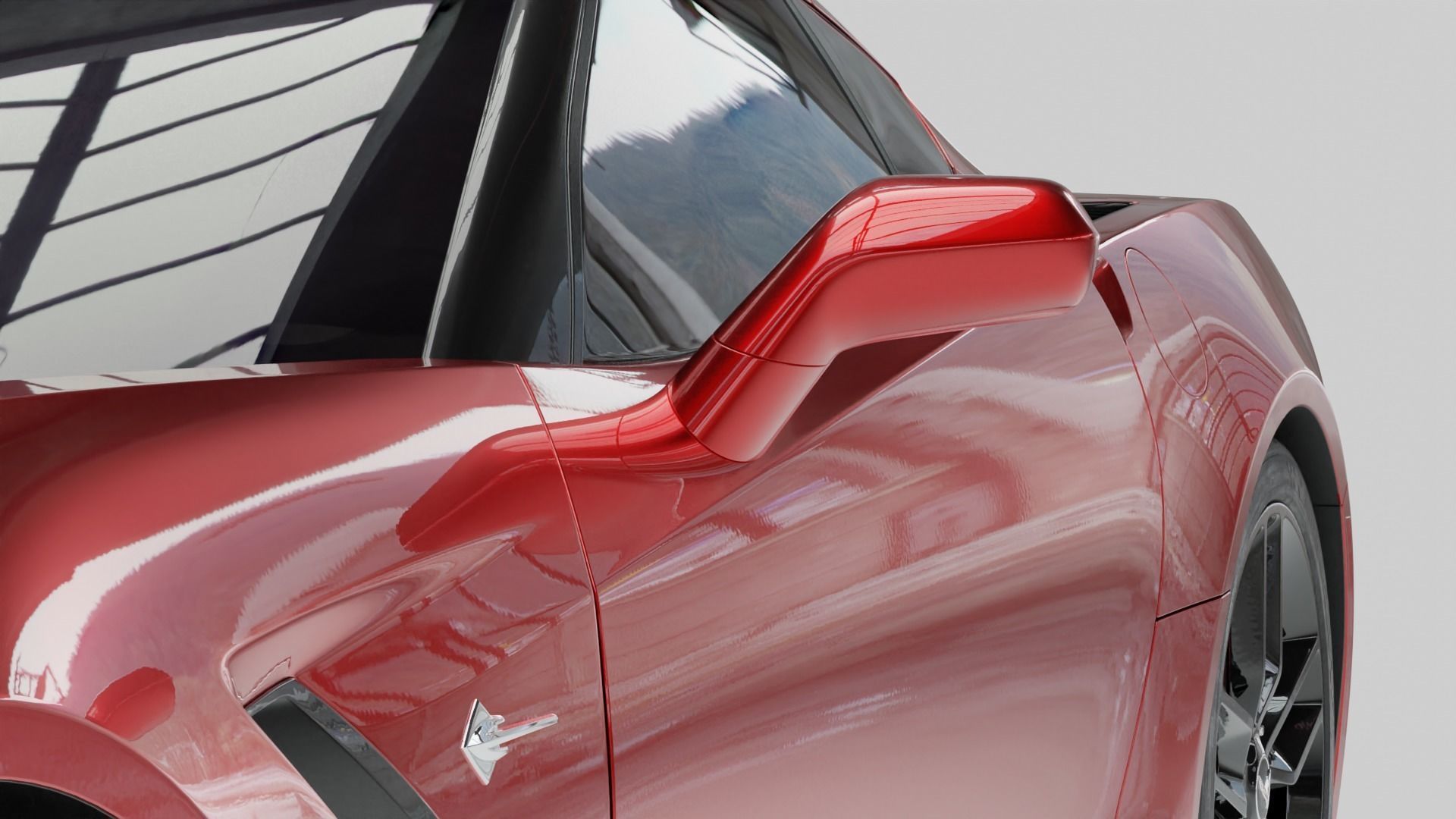 Chevrolet Stingray Corvette 3D model_6