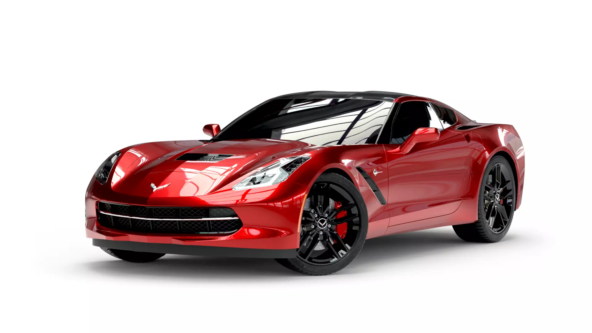 Chevrolet Stingray Corvette 3D model_0