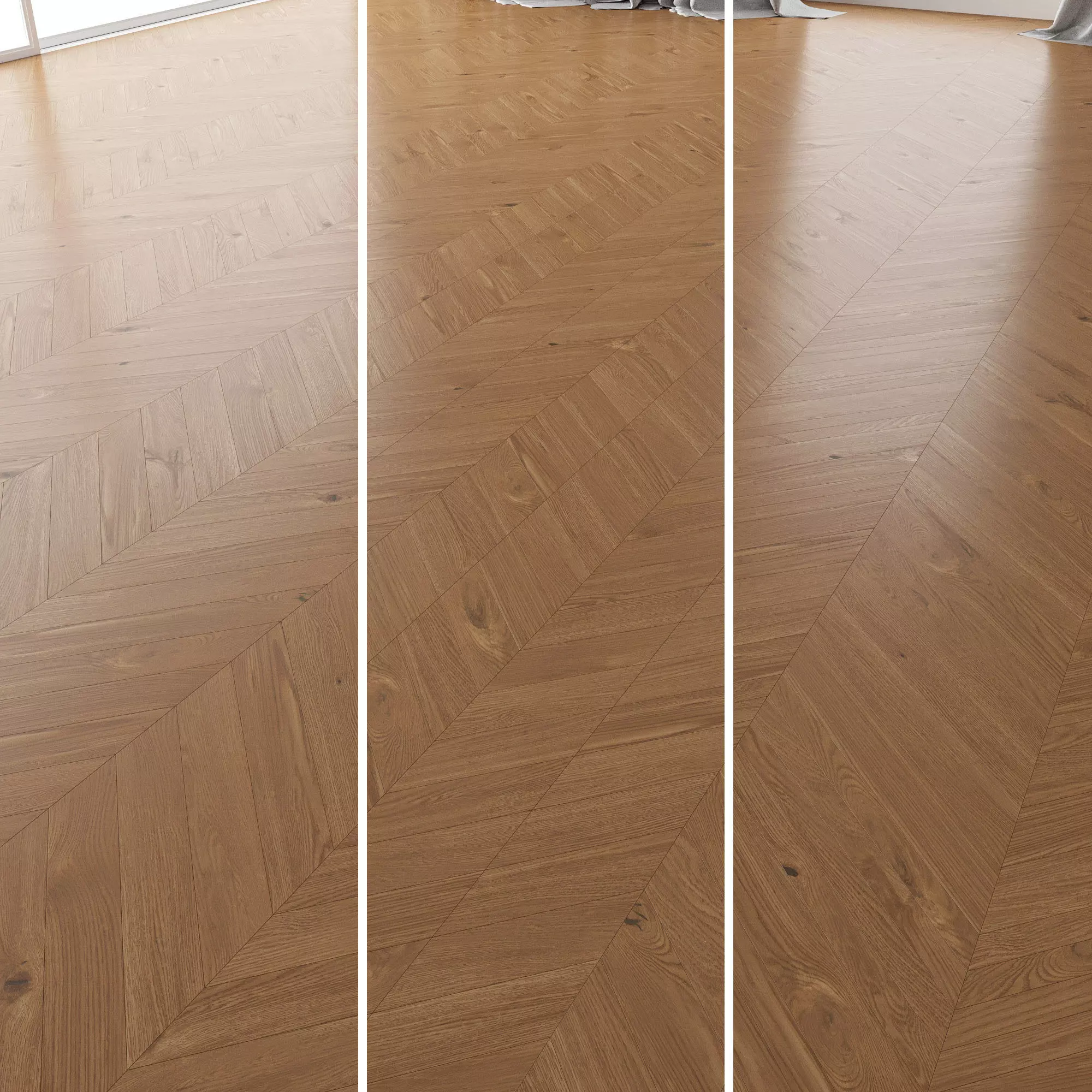 Parquet Oak Nut WWL set 1 3D model_0