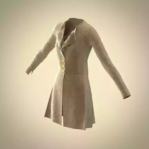 Winter coat  3D model