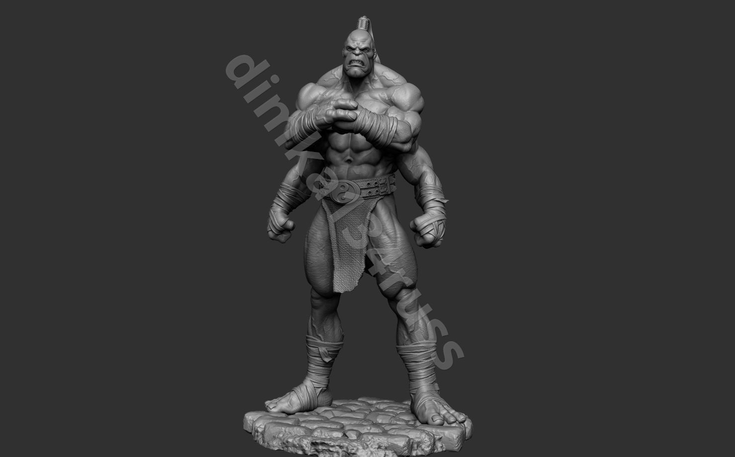 Goro mortal kombat  3D print model_20