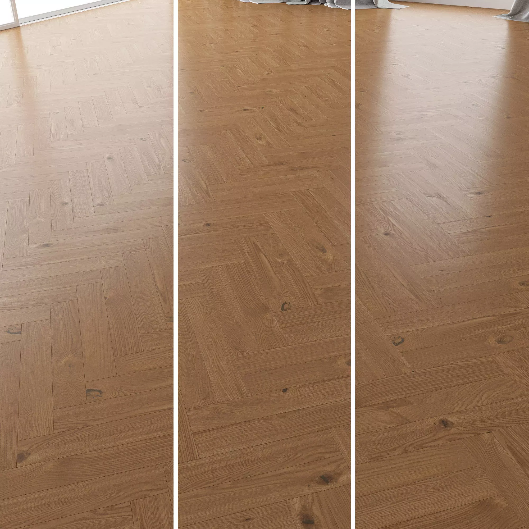 Parquet Oak Nut WWL set 2 3D model_0