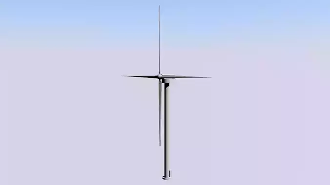 Wind Turbine Lowpoly