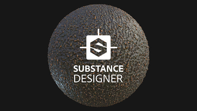 Avocado Skin - Procedural Material 3D model